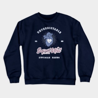 Unpredictable musician  hands, stage fright βB (pale style) Crewneck Sweatshirt